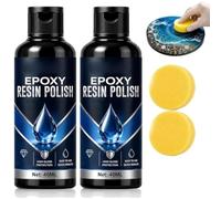 High-Gloss Epoxy Resin Polish,Epoxy Polishing Compound with Sponge，2Sets