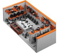 HIGH GODO Bloques de sujeción con base militar, WW2, armas militares, con mini paquete de armas, accesorios de guerra, juguetes militares creativos para niños y adolescentes (611 unidades)