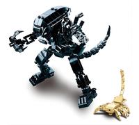 HIGH GODO Xenomorph Building Sets for Adult 442 Pieces Horror Action Figure Toy with Little Facehugger Gifts for Boys Aged 8-14 Perfect for Birthdays