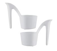 High Heel Plant Pot - Desktop Suculent Flower Planter, Lady Shoe Shaped Decorative Pot | Craetive Home Accessory, Balcony Décor, Living Room Display, Garden Ornament, Indoor Plant Container, Tabletop