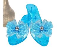High Heels for Kids | Fashion Crystal Shoes with Bow | Pretend Play High Heels for Kids | for Princess Dress up Christmas Party Collection Pretend Play