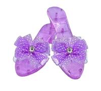 High Heels for Kids - Fashion Crystal Shoes with Bow | Pretend Play Princess Dress Up Shoes for Girls, Perfect for Christmas Party, Costume Collection, Role Play, and Special Occasion Fun