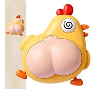 High Jump Counter, Voice Activated Chicken Shape Height Tracker, Fun Vertical Jump Trainer, Fitness Measurement Tool for Kids Skill Development and Practice, 4.92x1.97x5.91 Inches
