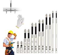 High Magnetic Screwdriver Drill Bit Set, 2025 Upgrad Strong Magnetic Durability Screwdriver Drill Bit Set, 25 50 65 70 90 150mm (2set)