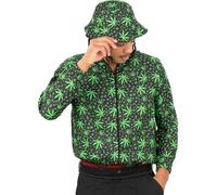 High On Life Bomber Jacket Costume - Glow in the Dark Print - L