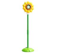 High-Output Outdoor Sunflower Bubble Machine with Sprinkler & Tunes - Multi-Sensory Summer Lawn Toy | Portable Automatic Water for Kid's Parties, Backyards & Picnics