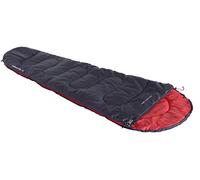 High Peak Action 250 Sleepingbag Unisex-Adulto, Antracita/Red, 225 x 80/50 cm