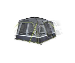 High Peak Busvorzelt Tour 2.0 Tienda Tunel Campamento Estructura Rigida Impermeable 4 m Color Gris/Limette