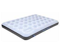 High Peak 40025 Cama Hinchable, Unisex Adulto, Gris/Azul/Negro, 197 x 138 x 20 cm