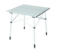 Mesa de camping de aluminio 70 x 70 cm plata Sevilla High Peak
