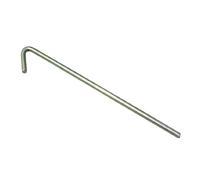 High Peak Stahl-Erdnagel, Standard - Carpa para Acampada, Color Dorado, Talla 180 x 5 mm