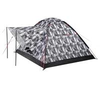 High Peak Tienda de campaña Beaver 3, tienda de campaña para 3 personas, tienda iglú con techo de protección contra la intemperie, tienda para festivales con suelo de bañera, 1500 mm, impermeable, protección solar UV 60, ventilación, protección contra mosquitos, independiente