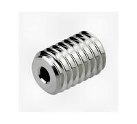 High Performance Copper Nozzle Adapter for V6 Hotend System, Works with Volcano Heating Block and Standard V6 Nozzles (Single Unit)