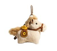 High Plush Stuffed Animal Bag Charm - Horse Plush Toy, Stuffed Horse Keychain Ornament For Teens Adults Fashion Enthusiasts Students Collectors Animal Lovers, Cute Accessory For Birthday Party School