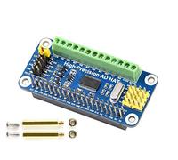 High-Precision AD Hat Compatible with Raspberry Pi 4B/3B+/3B/2B/Zero/W/Zero WH, Jetson Nano Expansion Board with ADS1263 10-CH 32-bit High Precision ADC 24-bit Auxiliary ADC