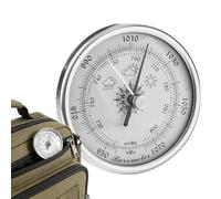 High Precision Barometer | 70mm Barometer Weather Indicator | Weather Station Pressure Gauge | For Home Car Station Fishing Camping Marine Patio Room Snow Wind Yard Door