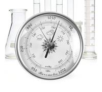 High Precision Barometer - Weather Indicator Gauge, Pressure Station for Home Car, 70mm Face with Accurate Measurement, Marine Patio, Outdoor Tool for Fishing Camping and Snow Wind Yard Door