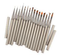 High Precision Brushes for Nail Arts, Nail Arts Brushes for Acrylic and Gel Nail, Best Nail Design Brushes for Artists, Detailed Nail Brushes for intrincate Art, Premium Nail Design Brushes for Detail