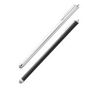 High Precision Pen - Universal Touchscreen Pen with Silver Fiber Mesh Tip | Durable Metal for All Devices, Lightweight 7.28in Design in Black or Silver