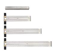 High Precision Scale Ruler T Type Hole Ruler Stainless Woodworking Scribing Mark Line Carpenter Measuring Tool for Workshop DIY