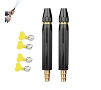 High-pressure booster nozzle,3-Modes Adjustable Spray Patterns,Multi Function Lawn & Garden Watering Sprayer,for Watering Plants,Vegetables,Car Washing,Rinsing Floor,Pet (A)