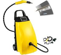 High-Pressure Continuous Steam Washer, High Pressure Steam Cleaner, Ideal for Deep Cleaning Home Floor Tile Upholstery Kitchen Grease Car Interior and Daily Household Cleanliness Work(Yellow)