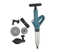 High Pressure Drain Blaster Air Plunger, Powerful Pipe Unclogger with Air Pressure Indicator, ABS and Stainless Steel Materials, for Toilet, Kitchen Sink, Floor Drain Unblocking