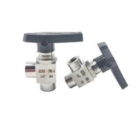 High Pressure Female Thread Ball Valve 1/8" 1/4" 3/8" 1/2" 3/4" Stainless Steel Right Angle 2 Way Pipe Fitting 1pcs(1/2") Plumbing Fittings