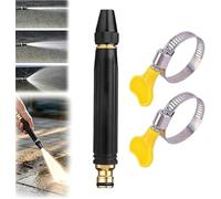 High Pressure Garden Hose Nozzle,Heavy Duty Adjustable Twist Hose Nozzle Jet Sweeper Nozzle,Home High-Pressure Car Wash Water Gun, Garden Hose Sprayer - for Watering Plants and Car Washing