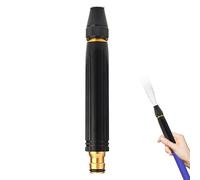High Pressure Hose Nozzle Heavy Duty, Brass Adjustable Metal Connector Garden Water Hose Pressure Nozzle for Car Washing, Patio Cleaning, Watering