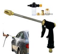 High Pressure Hose Nozzle, Metal Sprayer, 9,45 x 0,39 x 5,71 pulgadas Heavy Duty Head, Garden Water Tool, Outdoor Accessories, Best Usage Accessory for Car Washing Outdoors Cleaning Yard Lawn Plant