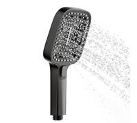 High Pressure Shower Heads - Powerful Large Square Panel Rain Shower Head With Multi Modes | Handheld Bathroom Accessory For Hotel, Apartment, Home, Bathtub, Dorm, Kids, Adults & Pet Cleaning
