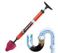 High Pressure Toilet Unblock A Shot - PVC 66x10cm | Plunge Tool To Ilet Unclogger With Ergonomic Handle | Flexible Air Drain Clog Remover Plumbing Tool For Household Bathroom Pipe Maintenance