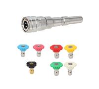 High Pressure Wash Adaptor for Nilfisk KEW ALTO WAP CALM to 1/4Inch Quick Connect with Spraying Nozzles