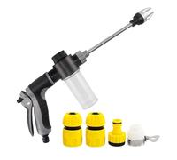 High Pressure Washer - 41x14cm ABS Aluminum Alloy | Garden Hose Nozzle | Car Wash Sprayer | Adjustable Water Attachment | Portable Powerful Cleaning Tool For Car Washing Garden Patio Outdoor Use