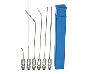 High Pressure Washer Nozzle Kit,6 Pieces Stainless Steel Quick Connect Nozzles - User-Friendly Assembly Parts - For Gutter Roof Eave Ground Under House Concrete Car Garden Cleaning Washing Service