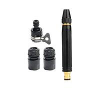 High Pressure Water Hose Nozzle - Metal Garden Sprayer, Heavy-Duty Pressure Washer Nozzle with 3 Spray Modes for Car Washing Plant Watering Garden Cleaning, Alloy Copper-Plated WaterGun