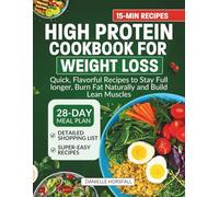 HIGH PROTEIN COOKBOOK FOR WEIGHT LOSS: Quick, Flavorful Recipes to Stay Full longer, Burn Fat Naturally and Build Lean Muscles