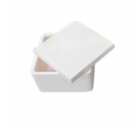High-Quality Alumina Moulds with Lid - 2 to 100ml Square/Rectangular Melting Crucibles for Industrial Use(20x20x17mmx3.5)