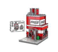 High-quality City Street Coca Cola Store Building Blocks Model Toy for Children Mini Gift