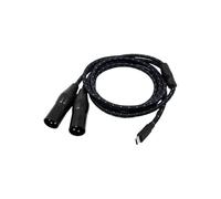 High-Quality USB C to Dual XLR 3 Pin Male Audio Adapter Cable for Professional Audio Equipment,50cm Length