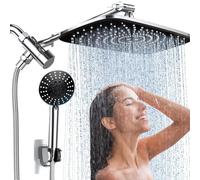 High Rain Shower Head, 31 x 20 x 10,5 cm Adorable Adjustable Handheld Showerhead, Anti-Clog Nozzles Shower, 5 Mode Smart Filter Showerhead for Hotel, Apartment, Home