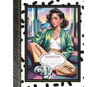 High-Rise Baddie Composition Notebook with Undated Monthly Calendars & Habit Trackers : Soft Glam Luxury Girl: Cute Aesthetic Journal College Ruled ... - Planner Gift for Black Women & Students