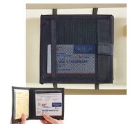 High Road Car Registration and Insurance Card Holder for Sun Visor Glove Box or Console with 2 Clear Hidden Car Document Pockets