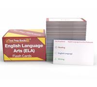High School English Language Arts Study Cards: ELA Exam Prep and Practice Test Questions [Full Color Cards]