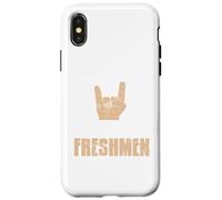 High School Freshmen Rocks! Cool Vintage Designs Presente Carcasa para iPhone X/XS