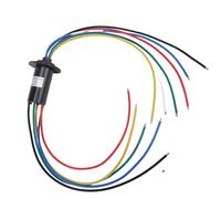 High Speed Ball Conductive Slip Ring 6Wire 30A Collector Ring Rotating Joint Rotary Connector Rotary Electrical Contact Commutator
