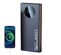 High-Speed Charging Battery Bank, 120W Fast Charging, Lightweight Battery Pack - Small Bank for Fast and Efficient Charging The 120W Fast Charging Battery Bank, High-Speed Portable P