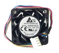 High speed double ball fan for TAA0412CD DC12V 0.60A, inverter fan TAA0412CD 4020 40x40x20mm 4wire