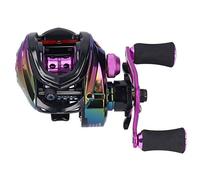 High Speed Ratio 8.1:1 Baitcasting Fishing Reel - Metal Lightweight Casting Fishing Reel with Smooth Line Outgoing for Fast Line Retrieving